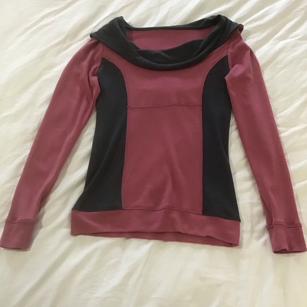 Hincapie Sportswear Merino Wool Pink & Gray Paris Hoodie Cycle Wear, Size M